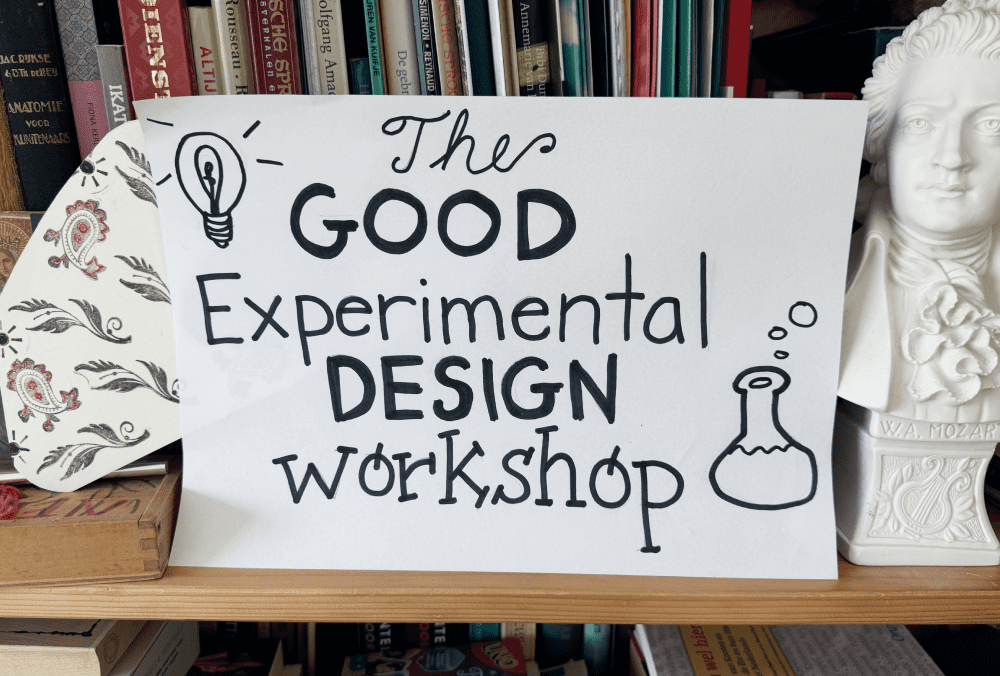 Good experimental design workshop